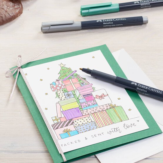 Faber-Castell Metallic Markers 12 Pack image number 4