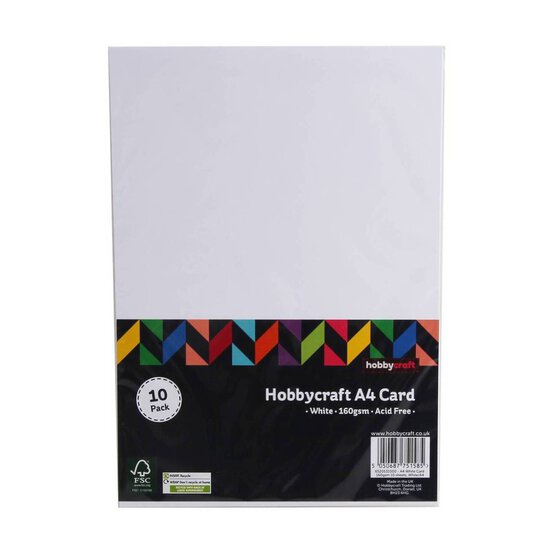White Card A4 10 Pack image number 2