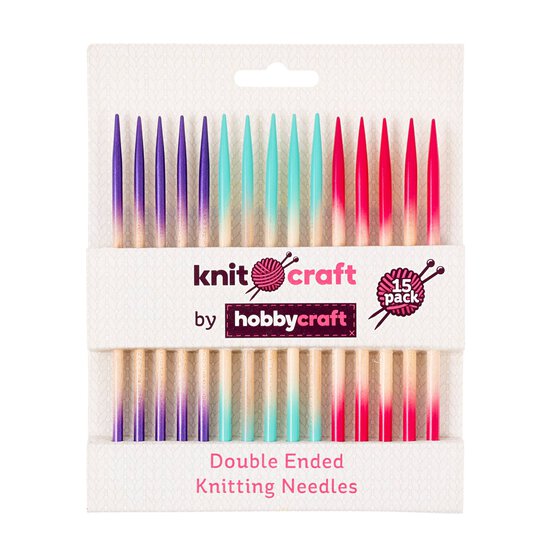 Knitcraft Double Ended Knitting Needles 15 Pack image number 2