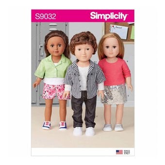 Simplicity Unisex Doll Outfit Sewing Pattern S9032