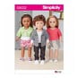 Simplicity Unisex Doll Outfit Sewing Pattern S9032 image number 1