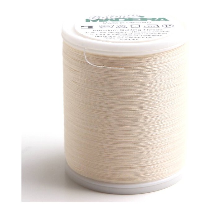 Madeira Off White Cotona 50 Quilting Thread 1000m (752) Hobbycraft