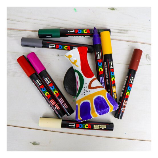 Uni-ball Posca Warm PC-5M Marker Pens 8 Pack image number 4