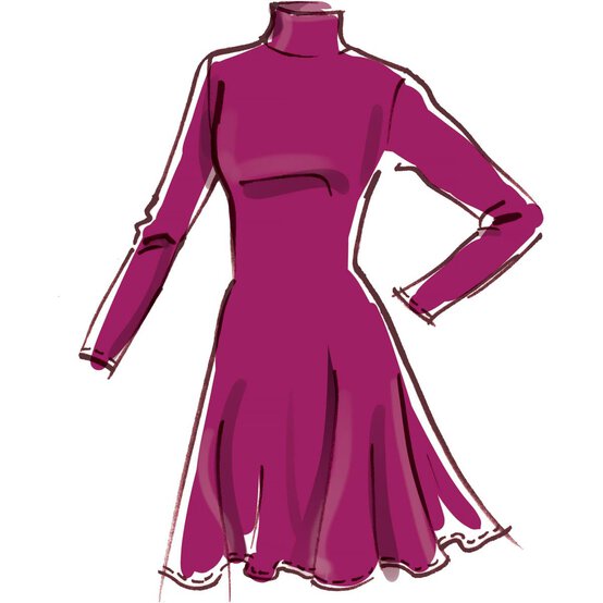 McCall&rsquo;s Brooklyn Dress Sewing Pattern M8138 (6-14) image number 3