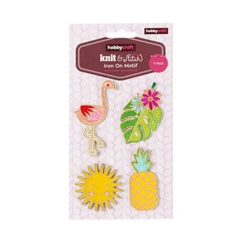 Summer Iron-On Patches 4 Pack image number 4