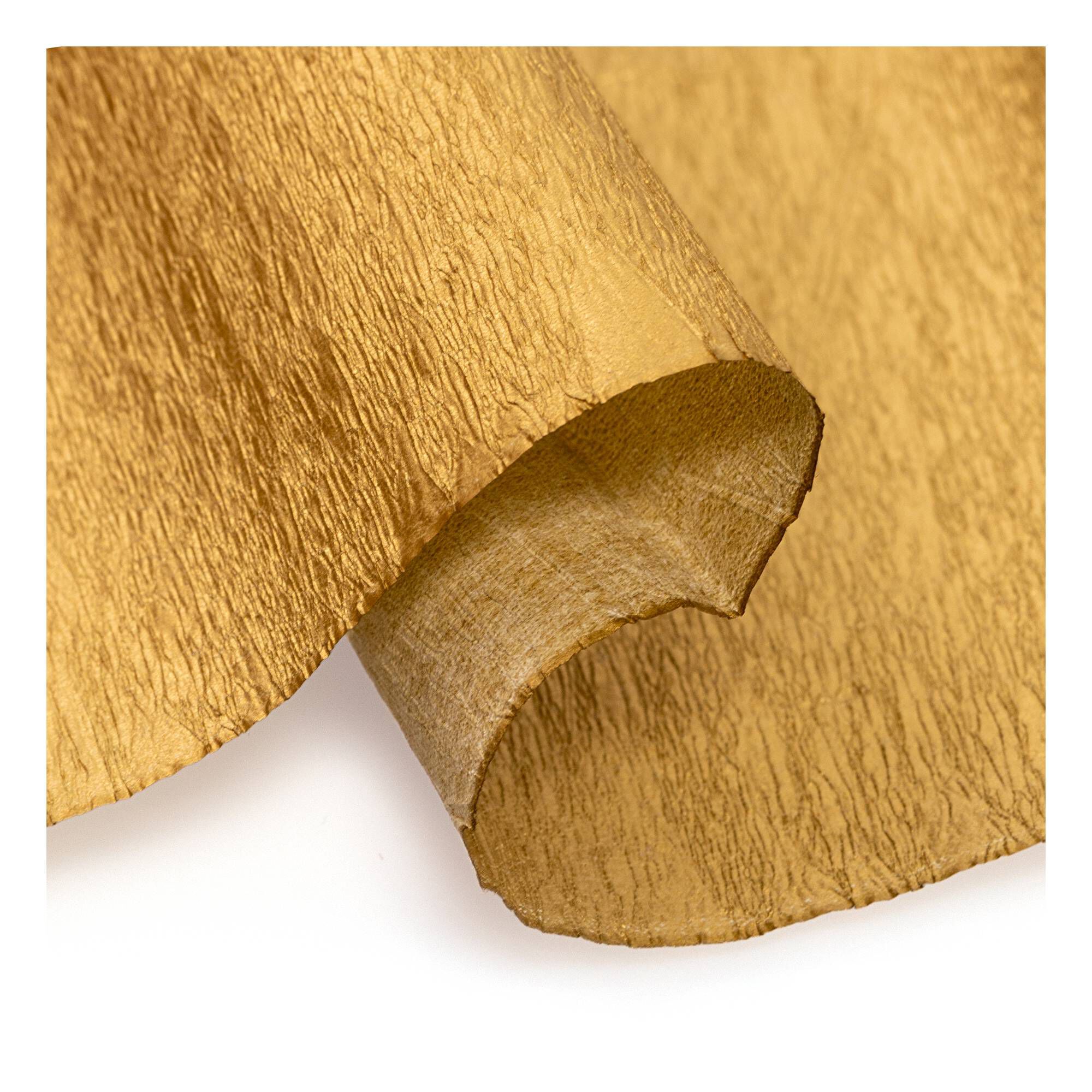 Metallic Gold Crepe Paper 100cm x 50cm Hobbycraft