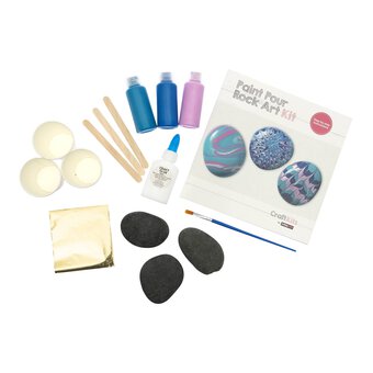 Paint Pour Rock Art Kit