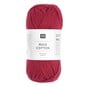 Rico Essentials Wine Red Cotton 4ply 50g image number 1
