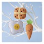Make Your Own Felt Easter Food Decorations 3 Pack  image number 1