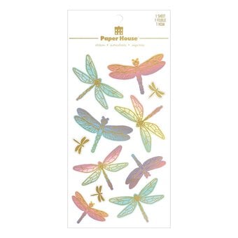 Paper House Dragonfly 3D Stickers 11 Pieces
