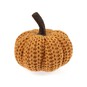 Orange Yarn Fabric Pumpkin 9cm  image number 1