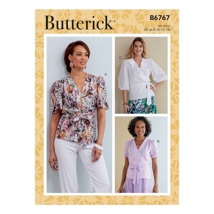 Butterick Women’s Top Sewing Pattern B6767 (14-22) image number 1