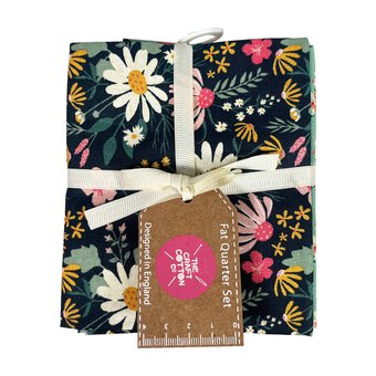 Dark Eclectic Bloom Cotton Fat Quarters 5 Pack | Hobbycraft