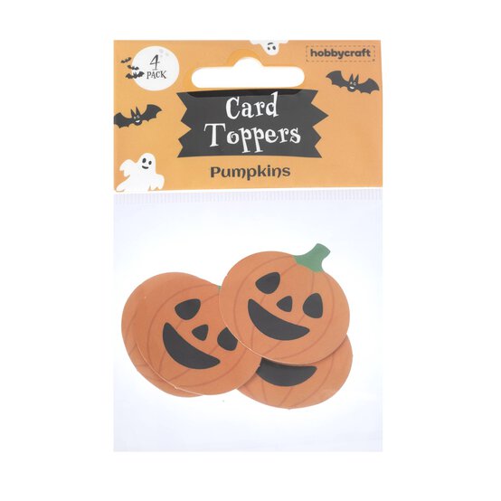 Pumpkin Card Toppers 4 Pack image number 4