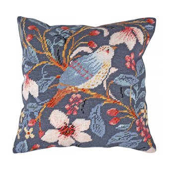 Trimits Magnolia Bird Half Stitch Cushion Kit 40cm x 40cm