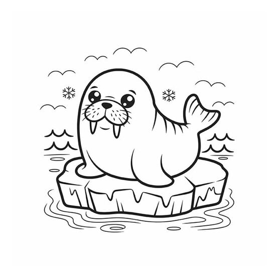 Cute Cozy Colouring: Oceans image number 2