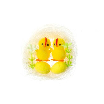 Chicks with Eggs Embellishment Set