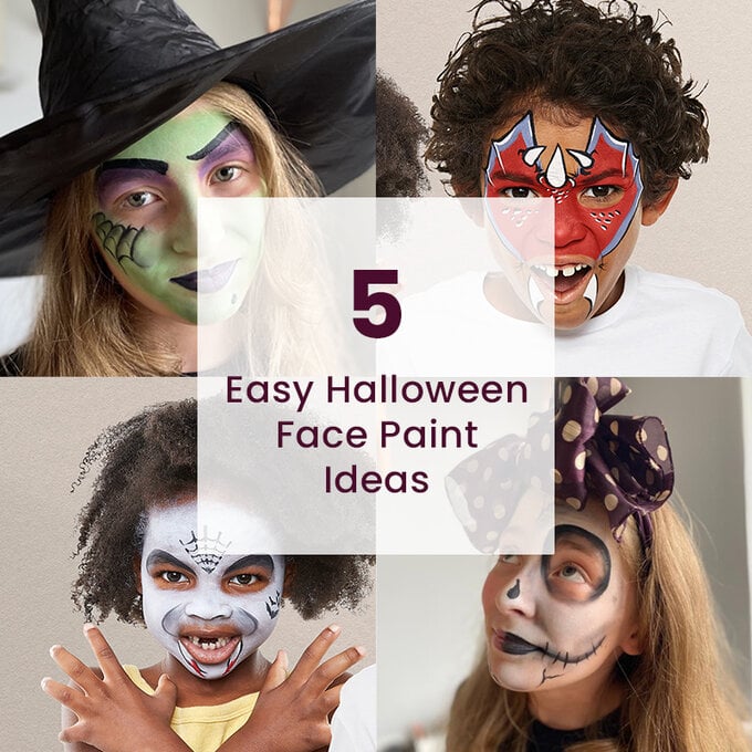 5 Easy Halloween Face Paint Ideas image number 1