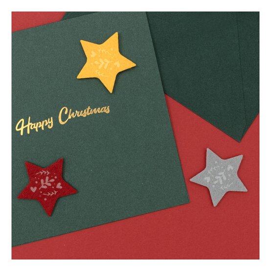 Floral Star Felt Toppers 3 Pack image number 2