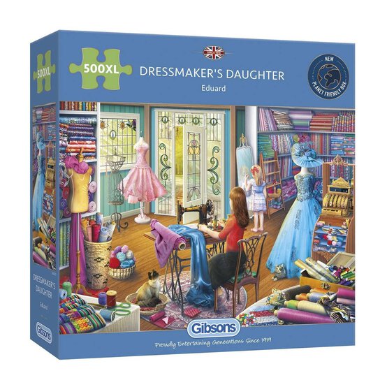 Gibsons The Dressmaker&rsquo;s Daughter Jigsaw Puzzle 500 XL Pieces image number 1