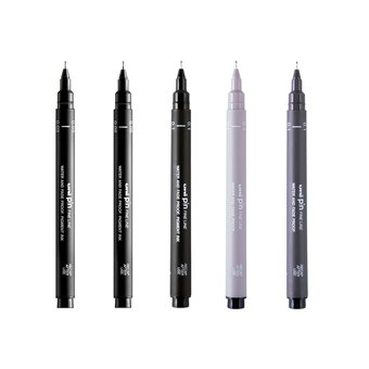 Uni-ball PIN Fine and Delicate Fineliners 5 Pack