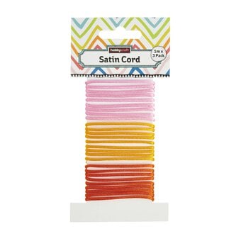 Sunny Satin Cord 1m 3 Pack