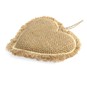 Hanging Jute Heart 9cm image number 3
