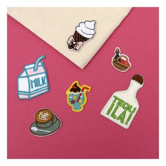 Ice Cream and Soda Iron-On Motifs 14 Pack