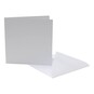White  Cards and Envelopes 7 x 7 Inches 25 Pack image number 1