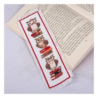 Trimits Owls Cross Stitch Bookmark Kit