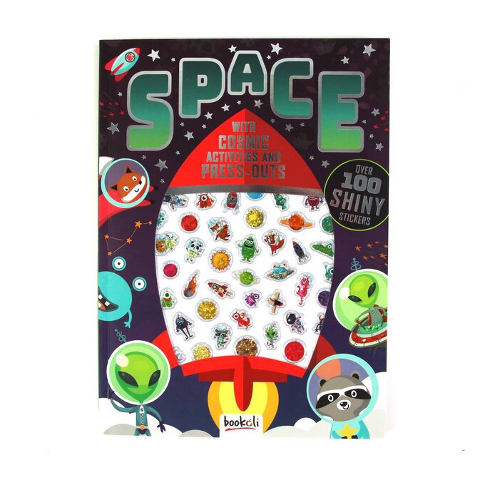 Space Puffy Sticker Activity Book image number 1