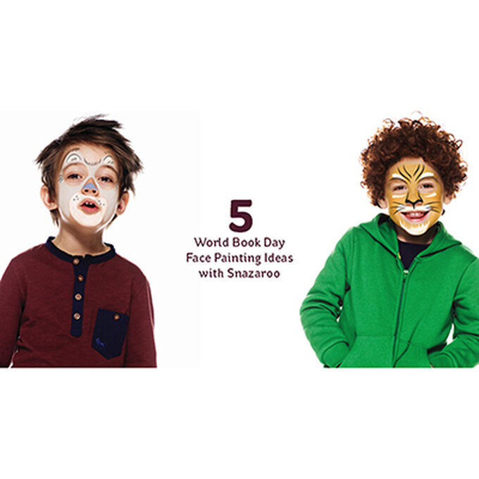 5 World Book Day Face Painting Ideas with Snazaroo Hobbycraft
