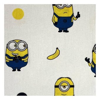 White Spot Minions Cotton Fabric by the Metre image number 2