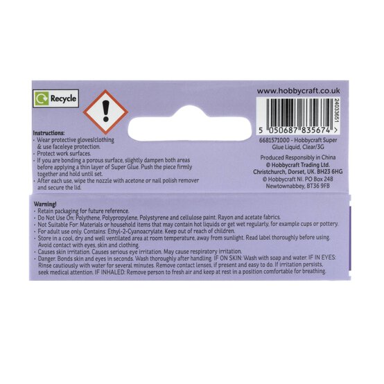 Super Glue Liquid 3g image number 5