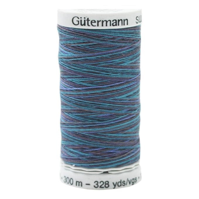Gutermann Blue Purple Sulky Cotton Thread 30 Weight 300m (4022) image number 1