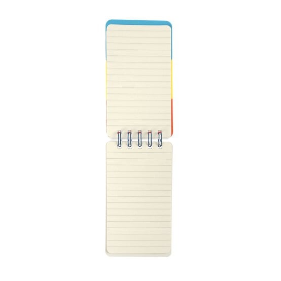 Mini Primary Colour Notebook with Charms image number 4