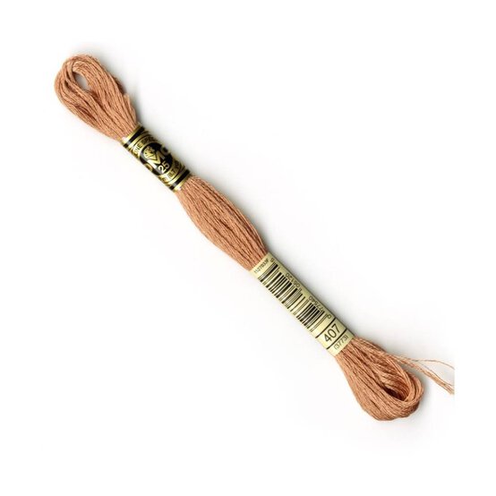 DMC Pink Mouline Special 25 Cotton Thread 8m (407)