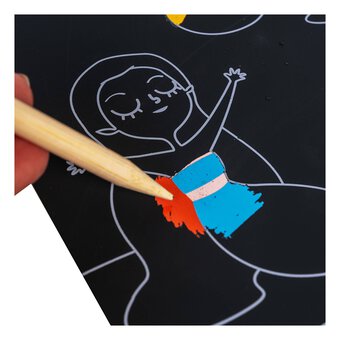 Crayon Scratch Art Project  Woo! Jr. Kids Activities : Children's