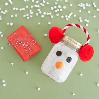 How to Make a Snowman Jar