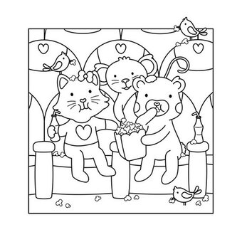 My Little Cosy Life Lovelies Colouring Book