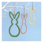 Hanging Metal Bunnies 3 Pack image number 1