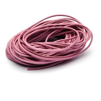 Beads Unlimited Pink Bootlace 3m