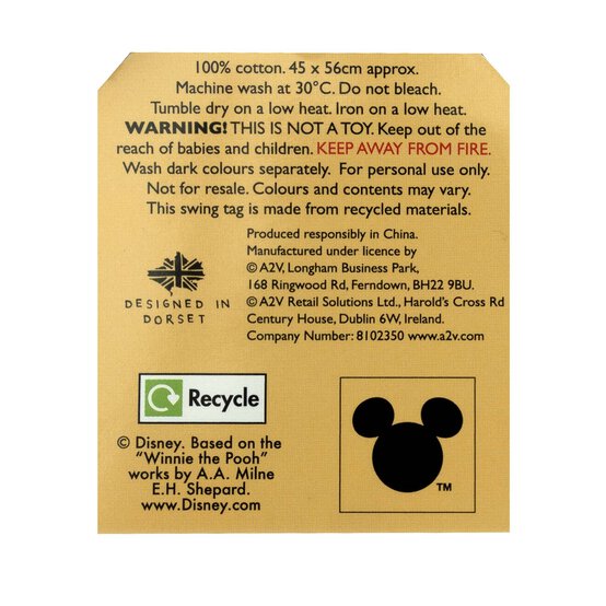 Winnie the Pooh Back to Nursery Fat Quarters 4 Pack image number 8