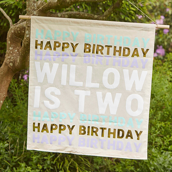 Cricut: How to Make a Birthday Banner with Smart Iron-on Vinyl image number 1