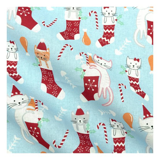Merry Catmas Fat Quarters 5 Pack image number 6