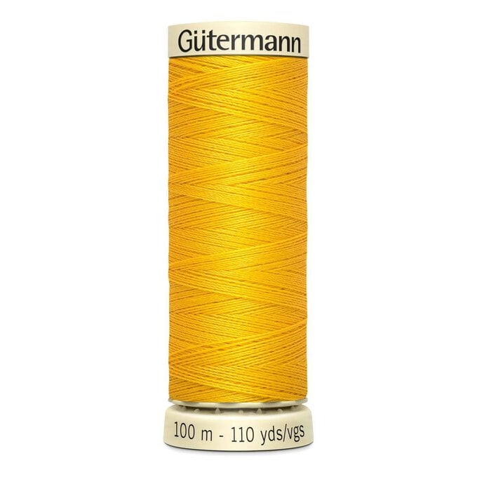 Gutermann Yellow Sew All Thread 100m (106) image number 1