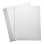 White Premium Hammered Card A4 100 Pack image number 1