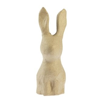 Mache Rabbit with Large Ears 22cm image number 2