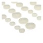 White Round Gem Stickers 70 Pack image number 3