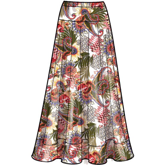 New Look Women's Top and Skirt Sewing Pattern N6668 image number 6